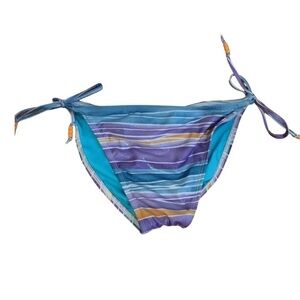 Indecent Proposal Side Ties & Scrunch Bikini Bottom. Made in USA Bikini NWT